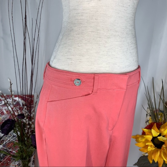 WHBM pink slim crop ankle pants. - Picture 7 of 14